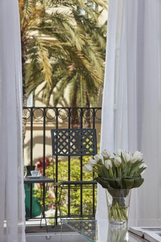 Poseidonion Grand Hotelにあるバルコニーまたはテラス
