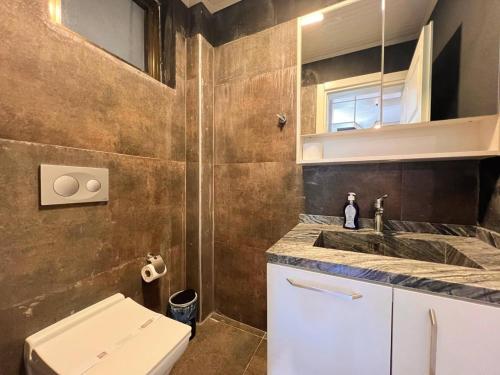 Koupelna v ubytování Burla Villa Çalış