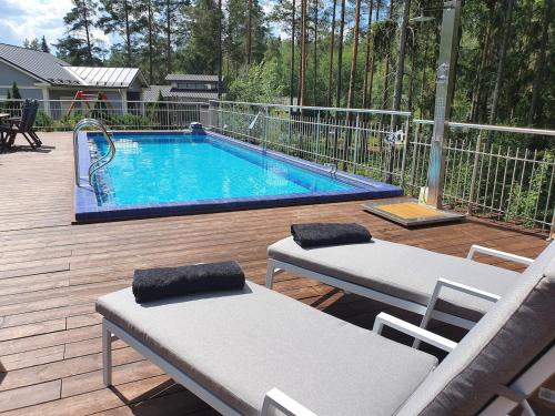 Πισίνα στο ή κοντά στο Villa Aurora, big House with warmed outside pool and jacuzzi