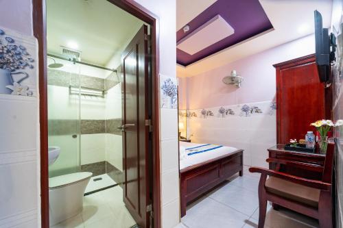 Phòng tắm tại Bảo Đăng 2 Hotel