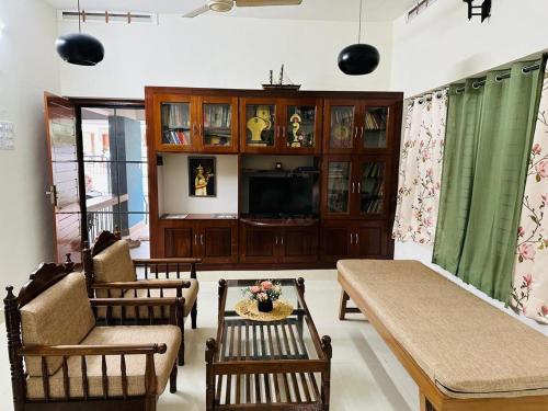 Ruang duduk di Ammu's Homestay
