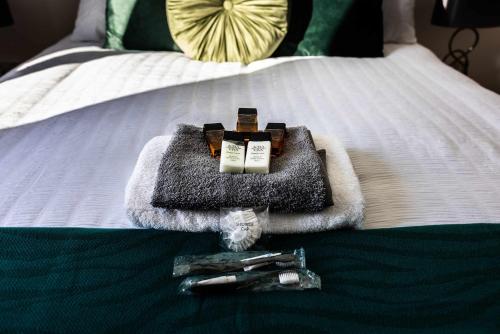 Amazing 2BR Apt Sofa Bedにあるベッド