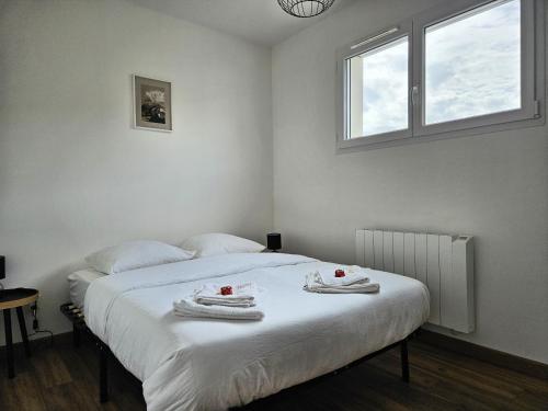 Postel nebo postele na pokoji v ubytování Comme A La Maison