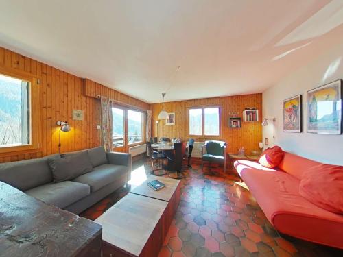 GRAND BORNAND, Appt 2 Pièces 5 Couchages, Calme, Cheminée, Navettes proches - FR-1-241-142