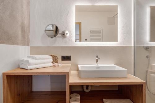 Ein Badezimmer in der Unterkunft Schartenblick