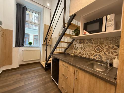 Kuchyňa alebo kuchynka v ubytovaní KM33 Apartments - Budapest - hostAID