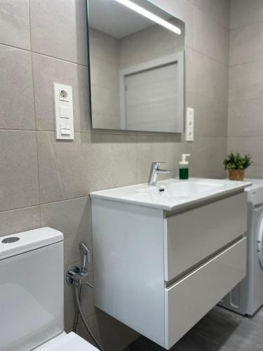 Bilik mandi di Adoracte 4 Mieres Apartamentos
