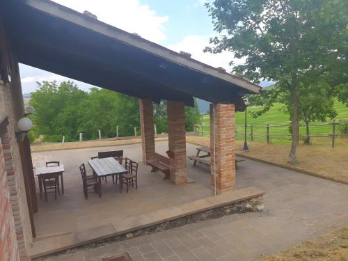Patio nebo venkovní prostory v ubytování Rifugio Rubbiano