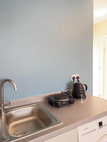 Η κουζίνα ή μικρή κουζίνα στο Cozy Studio close to Airport in London