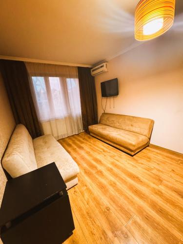 Zona d'estar a Rustaveli Apartment