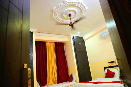 Ένα ή περισσότερα κρεβάτια σε δωμάτιο στο Kothi villa