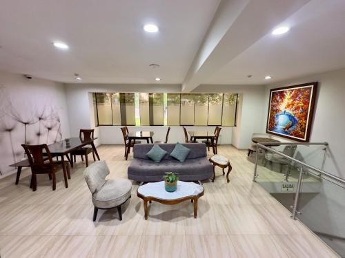 Posezení v ubytování Hotel Esencia Suites