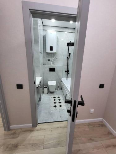 Koupelna v ubytování cosy apartment