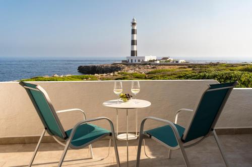 Vista Faro-Apartamento con balcón que mira al mar