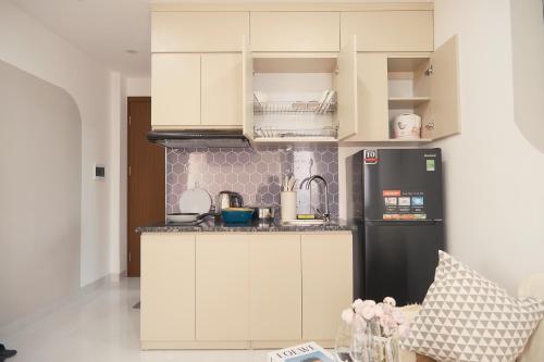 Una cocina o zona de cocina en The Little Hanoi - Gentle apartment - Super central