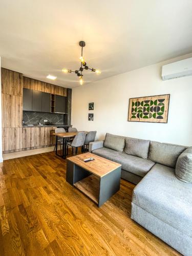 Kuchyň nebo kuchyňský kout v ubytování Soho Apartments