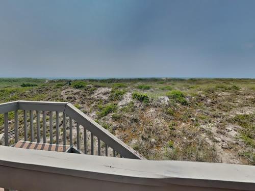 a balcony with a view of the beach at Sweet Serenity #2A in Topsail Beach