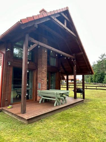 Ostoja Bukowo- kaszubski domek Leśna Przystań