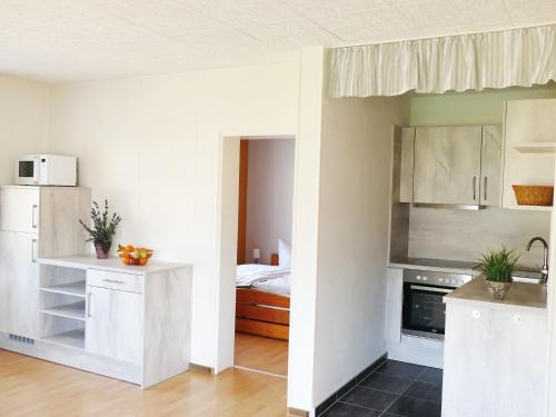 Η κουζίνα ή μικρή κουζίνα στο Apartment with Balcony near the Luxembourg's Border