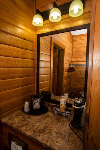 Kuchyň nebo kuchyňský kout v ubytování Oakwood Resort