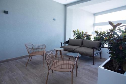 Posezení v ubytování Stay at 9020 Boutique B&B