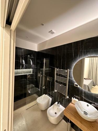 Koupelna v ubytování Dalyrooms suite