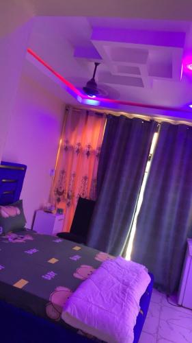 Ένα ή περισσότερα κρεβάτια σε δωμάτιο στο Yamis apartment
