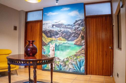 Nespecifikovaný výhled na hory nebo výhled na hory při pohledu z hotelu