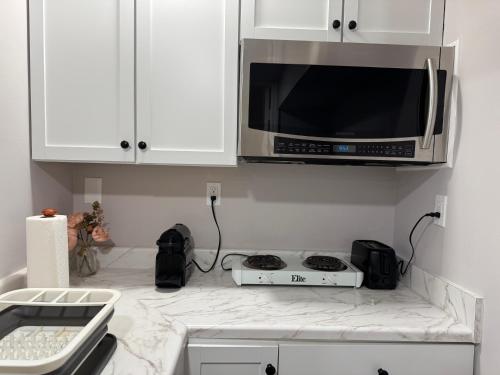 Kuchyň nebo kuchyňský kout v ubytování Private Walk-Out Suite & Kitchen