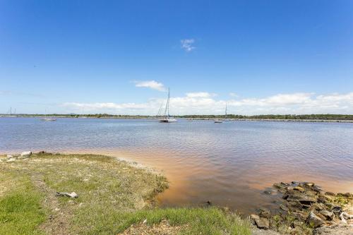 a large body of water with boats in it at Iluka Waters - Villa 8 in Iluka