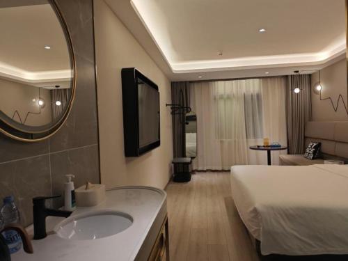Vannituba majutusasutuses Atour Light Hotel Beijing Guang'anmen