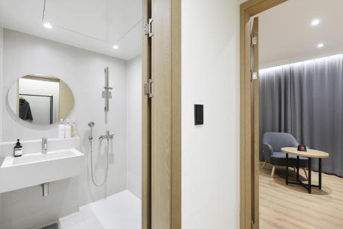 Ένα μπάνιο στο BrownDot Hotel Hongseong Naepo