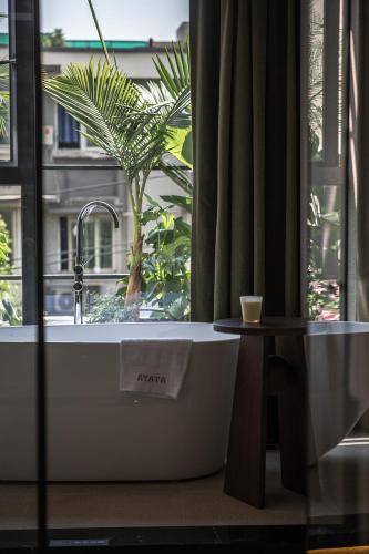 Zona de estar de Ayata Hotel