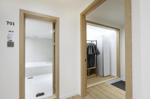 Ένα μπάνιο στο BrownDot Hotel Hongseong Naepo