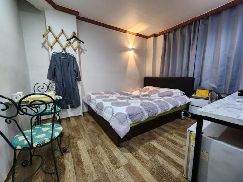 Postel nebo postele na pokoji v ubytování Buil Motel