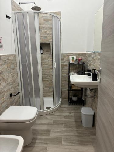 Ένα μπάνιο στο Mamma Chica Alloggio Turistico a Palermo