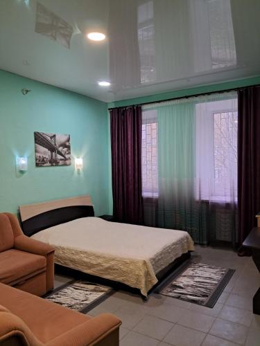 Postel nebo postele na pokoji v ubytování Brave Centr apartment