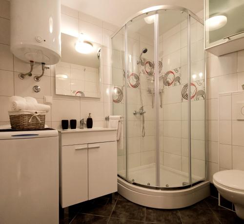 Et badeværelse på Apartment Mishel