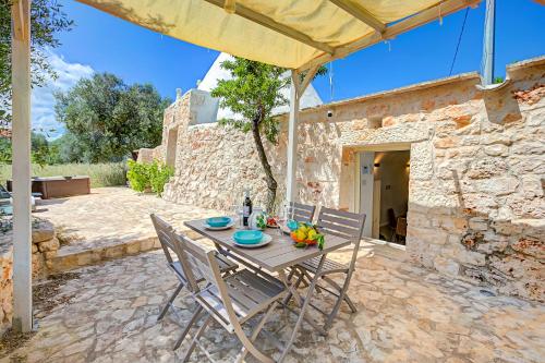 Patio nebo venkovní prostory v ubytování Dimora Tra Gli Ulivi With Private Jacuzzi - Happy Rentals