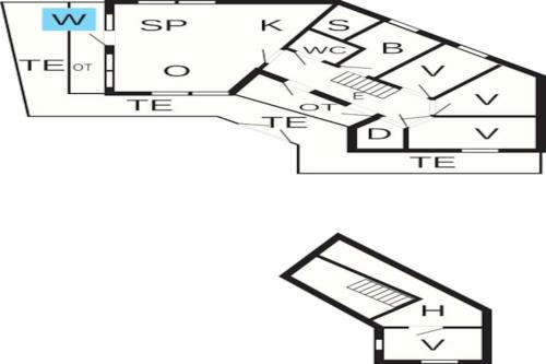 a picture of a floor plan of a house at 8 person holiday home in Byrkjelo-By Traum in Byrkjelobrua