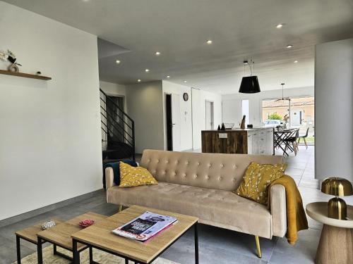 Posezení v ubytování Comme A La Maison
