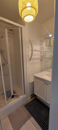 Et badeværelse på Appartement 4 personnes, idéal pour les familles