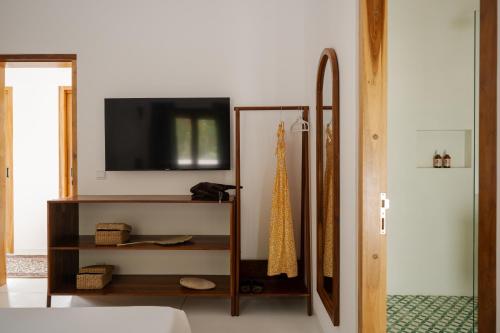 Ένα ή περισσότερα κρεβάτια σε δωμάτιο στο Stella Beach Villas