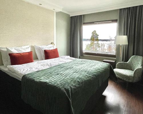 Postel nebo postele na pokoji v ubytování Hotel Haikko Manor & Spa