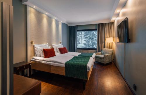 Postel nebo postele na pokoji v ubytování Hotel Haikko Manor & Spa