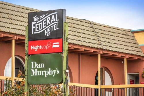 Certifikát, hodnocení, plakát nebo jiný dokument vystavený v ubytování Nightcap at Federal Hotel Mt Gambier