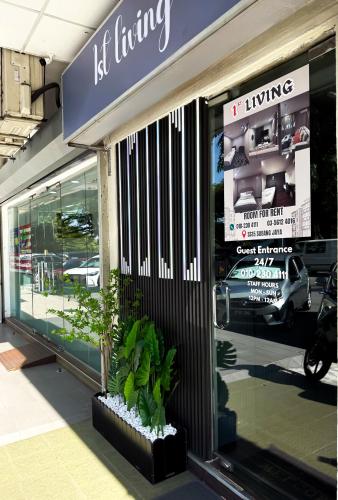 a store front with a car in the window at 1st Living Subang SS15 in Subang Jaya