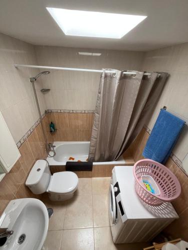 Ένα μπάνιο στο Apartamento Arousa