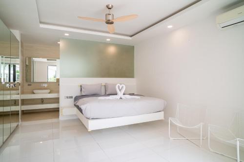 3br Tropical Villa Roxolana Perfect For Familiesにあるベッド