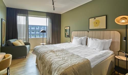 Una cama o camas en una habitación de Scandic Karlskrona